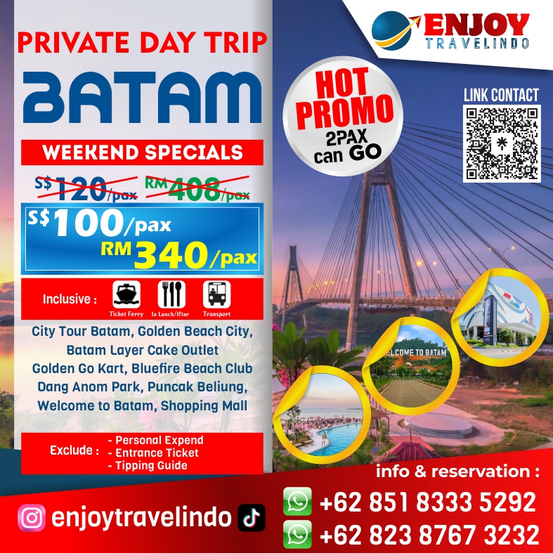 EnjoyTravelindo's tweet photo. Batam Tour for our guest from Singapore and Malaysia. https://t.co/FFRJ292XGU