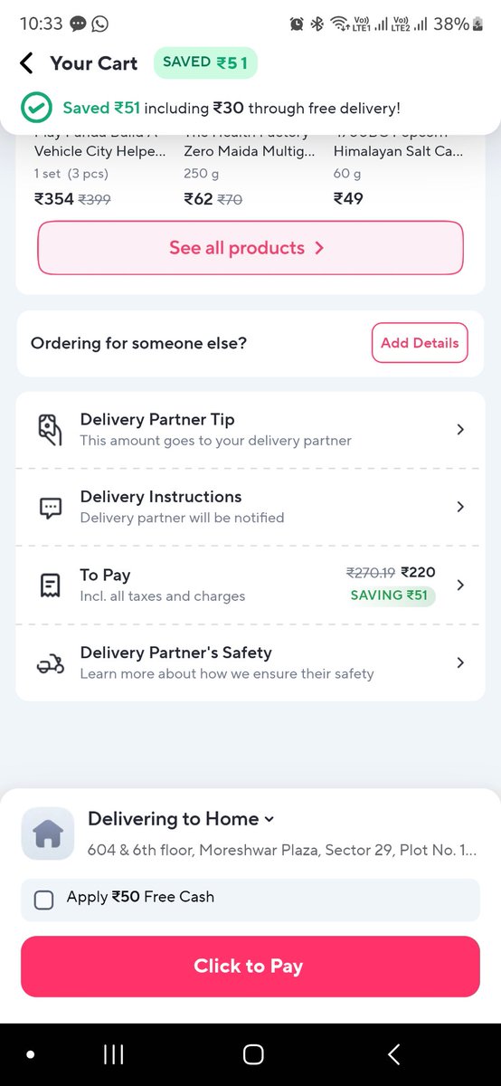utkarsh007's tweet photo. Have you skipped your math class? 
@ZeptoNow @zeptocares

220 - 50 is 200? Next you’ll tell 10 minute delivery is 30 mins!
Need help with numbers? I give tuitions. Don't treat smart customers like this😄
@letsblinkit 
@rajshamani 
#QuickCommerce
#GroceryDelivery
#10MinuteDelivery https://t.co/BLgfitS6hu