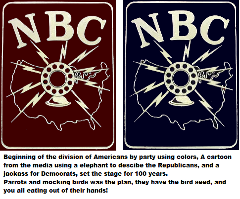 GummyDoctor's tweet photo. @CBSNews "In all chaos there is a cosmos, in all disorder a secret order." – Carl Jung
Media Parrots by Nipper Creations 
N.B.C. = R.C.A. HMV programmed  NPC's!  
They want you to fight your fellow Americans.
#HisMastersVoice
#FellowSnifferOfNipper
#SqawkingParrotsRepeat
#ObeyYourMasters https://t.co/CEeoIH8A9p