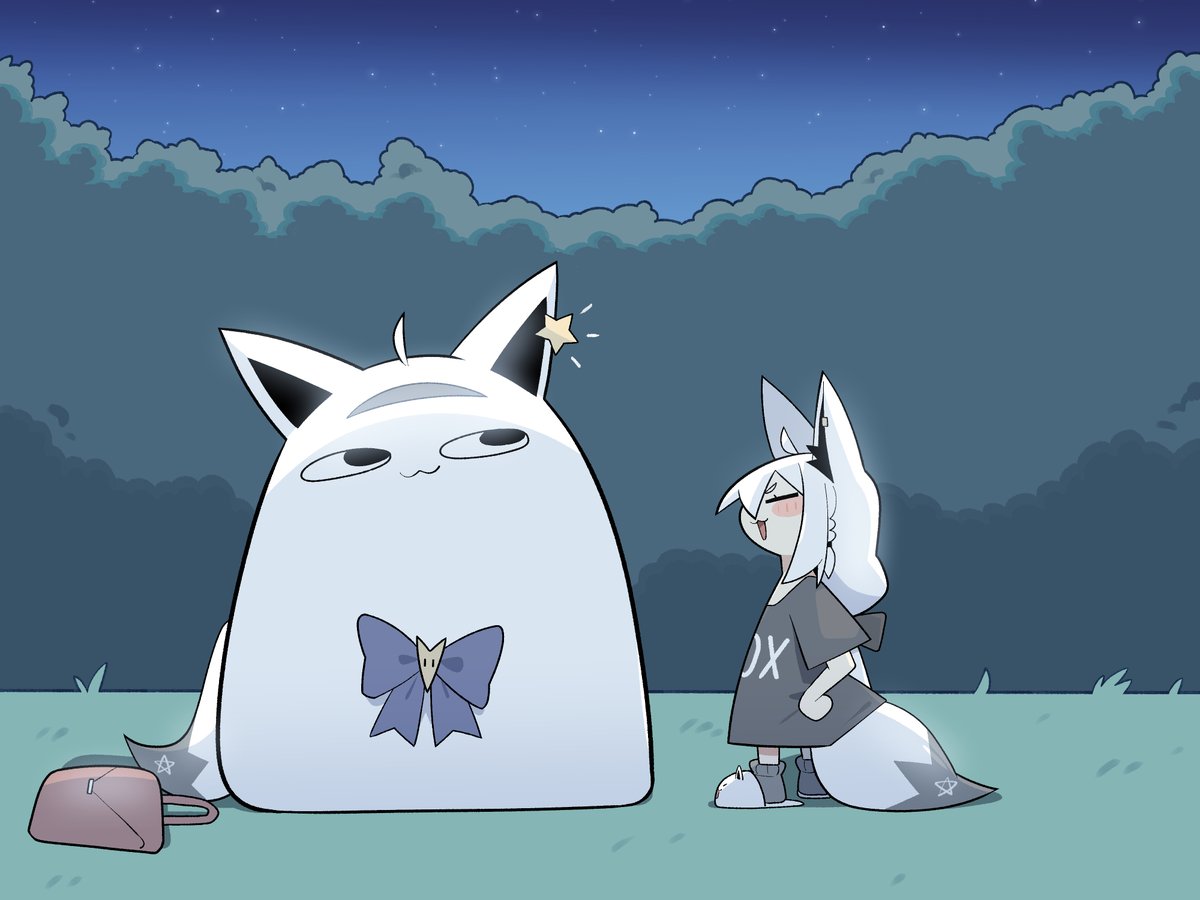 🦊☝️ #絵フブキ