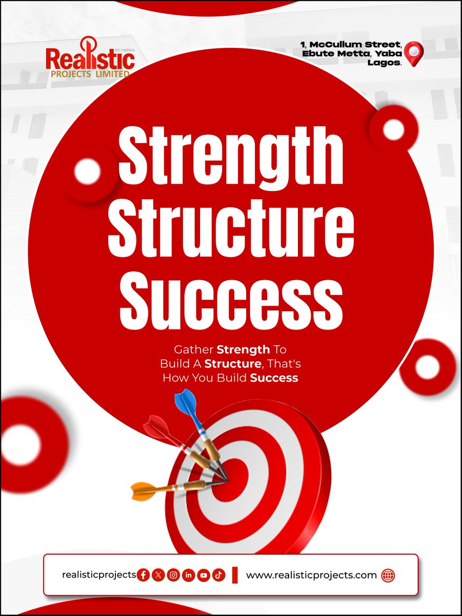 Realisticproj's tweet image. This Monday, remember:
💪 Strength is where you start
🏗️ Structure is how you stay on course
🏆 Success is what you build
At Realistic Projects, we live by this formula.
Let’s build strong this week.
#MondayMotivation #StrengthStructureSuccess #RealisticProjects