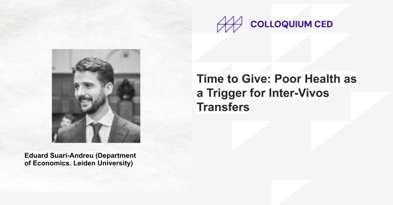 CED Barcelona (@cedemografia) on Twitter photo 🔓#ColloquiumCED by Eduard Suari-Andreu <a href="/EduardSuari/">Eduard Suari-Andreu</a>, University of Leiden
📅May 8th, 2025
⏲️ 12:00 CET
More information: tuit.cat/4hq27 🔓#ColloquiumCED by Eduard Suari-Andreu <a href="/EduardSuari/">Eduard Suari-Andreu</a>, University of Leiden
📅May 8th, 2025
⏲️ 12:00 CET
More information: tuit.cat/4hq27