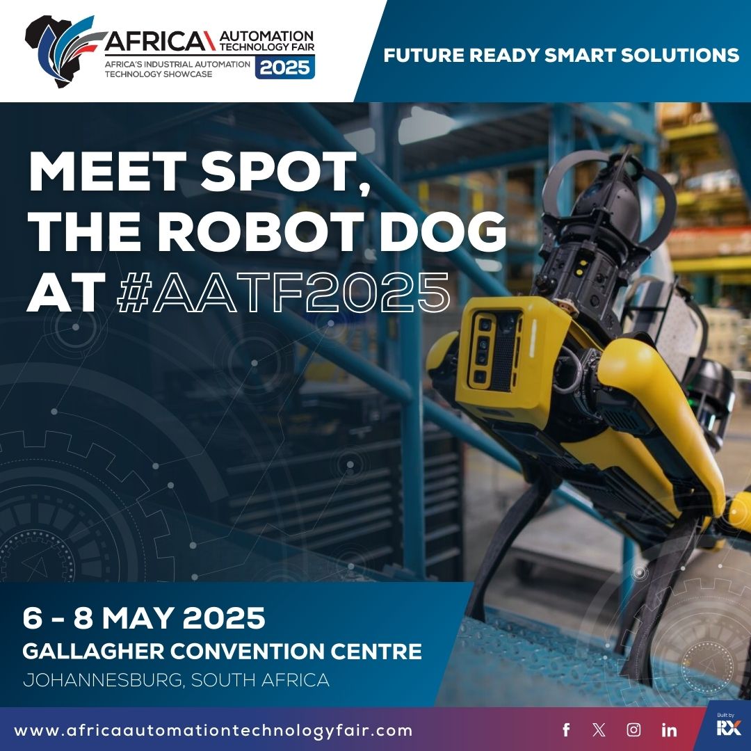 AATF_2025's tweet image. Spot, the agile Robot Dog, will be live at #AATF2025 . Watch as Spot navigates, performs tasks, and showcases the power of cutting-edge robotics in action. Don't miss this chance to see the robot that’s transforming industries in real time! #SpotRobot #Automation #Robotics