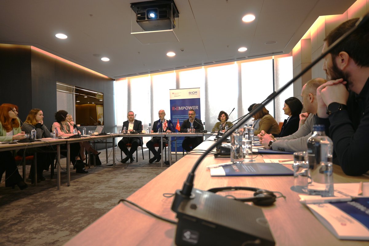 IOM Georgia (@iomgeorgia) on Twitter photo Task Force on Remittances launched in 🇬🇪 to assist migrants, returnees & their families by making remittance systems more effective & development-oriented. Led by <a href="/IOMGeorgia/">IOM Georgia</a> with <a href="/SwissDevCoop/">Swiss Development and Cooperation</a> support, it aims to make remittances more impactful.
🔗Read: shorturl.at/5aZ67 Task Force on Remittances launched in 🇬🇪 to assist migrants, returnees & their families by making remittance systems more effective & development-oriented. Led by <a href="/IOMGeorgia/">IOM Georgia</a> with <a href="/SwissDevCoop/">Swiss Development and Cooperation</a> support, it aims to make remittances more impactful.
🔗Read: shorturl.at/5aZ67