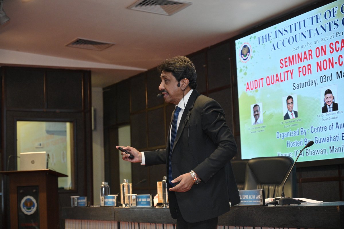 It was a pleasure to speak on Audit Quality at a Seminar organised by Guwahati Branch of ICAI on 3rd May at Guwahati. Interacting with fellow professionals was a thought provoking Experience.