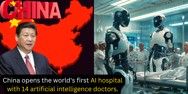 biovustechonol1's tweet photo. 🚨 Big News! 🇨🇳 China opens the world’s first AI hospital with 14 robot doctors! 🤖🩺 A huge step into the future of healthcare!
#BreakingNews #AIHospital #ChinaTech #RobotDoctors #FutureOfMedicine #HealthcareRevolution #TechNews https://t.co/glwGNfOdgS