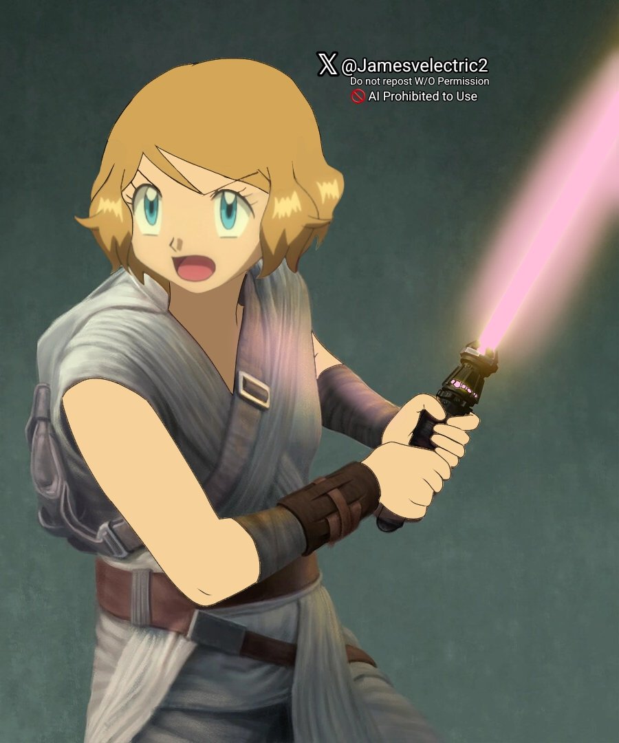 Evening folks, late #SerenaSunday post also late #MayThe4th 

Serena as a Jedi.