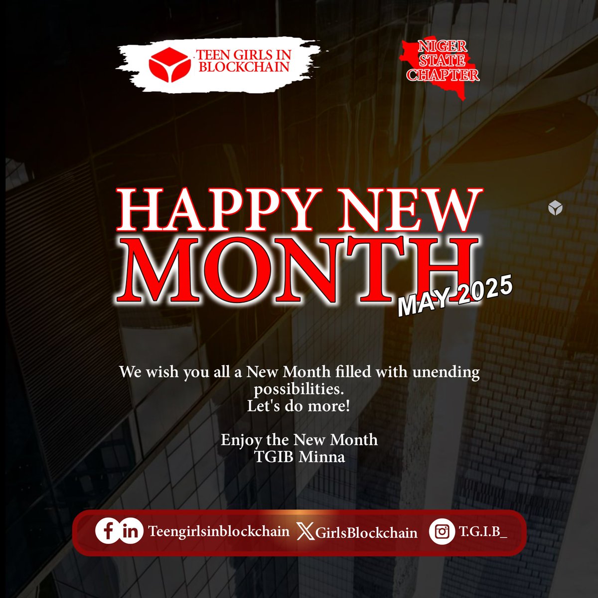GirlsBlockchain's tweet image. Happy New Month 

In May, we’re building stronger, reaching farther, and empowering more girls with Web3 skills.

Let’s shape the future together.

#TGIB #BlockchainEducation #GirlsInTech #Web3ForAll #NewMonth