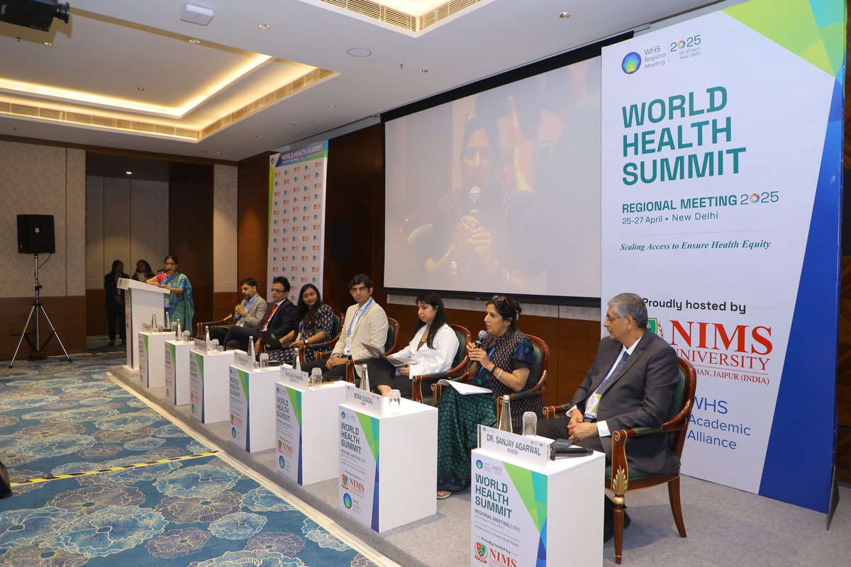 KCDH_A's tweet image. As part of the @whsnewdelhi2025, we hosted a focused panel discussion on “Scaling Access to AI-Powered Diagnostics for Improved Health Equity.”
The session explored how #AI can move from buzzword to backbone in making diagnostics more accessible and equitable.
#DigitalHealth