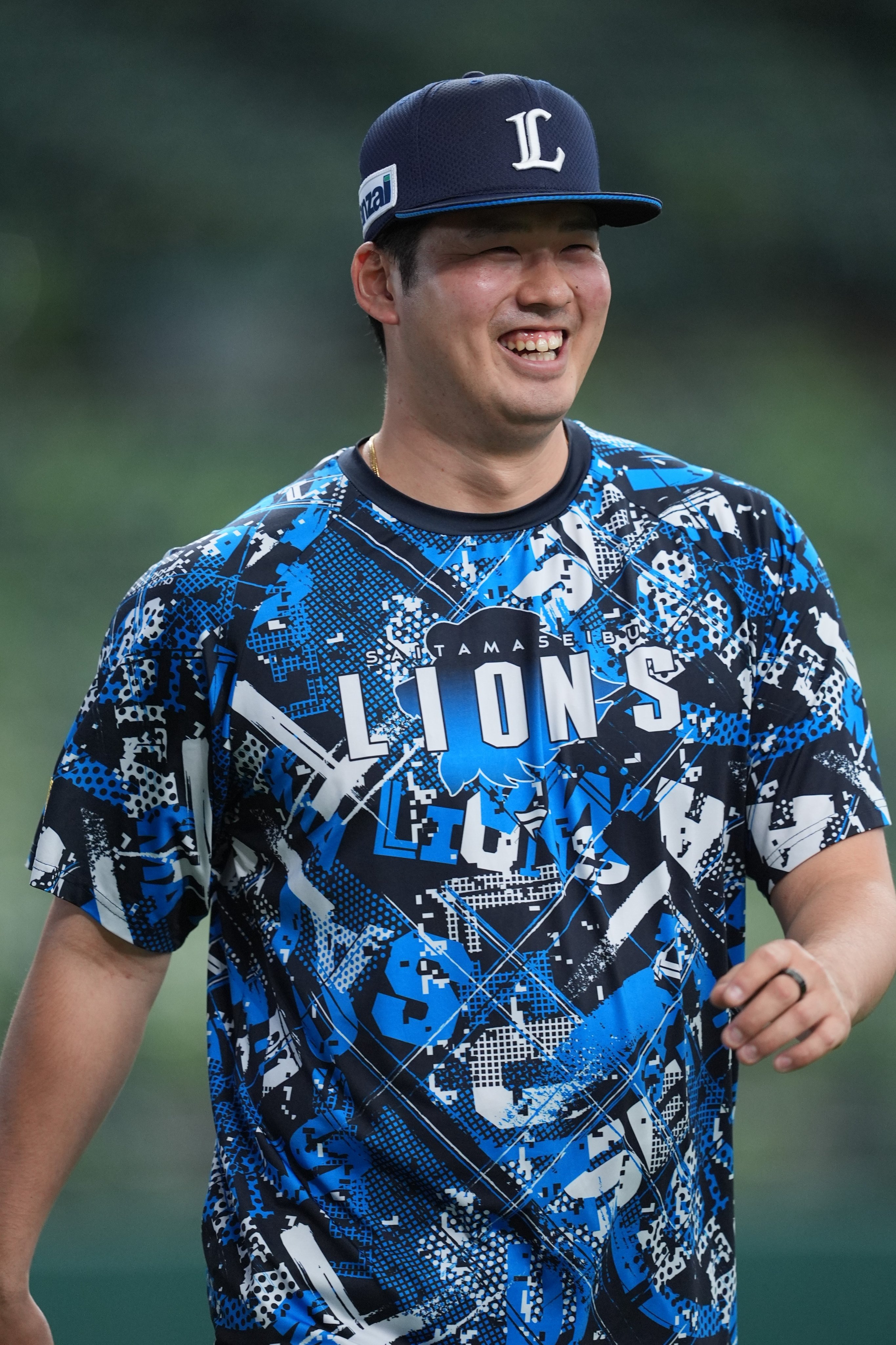 選手支給品　埼玉西武ライオンズ　渡邊投手　西武ブルーユニフォーム 埼玉西武ライオンズ on X: 