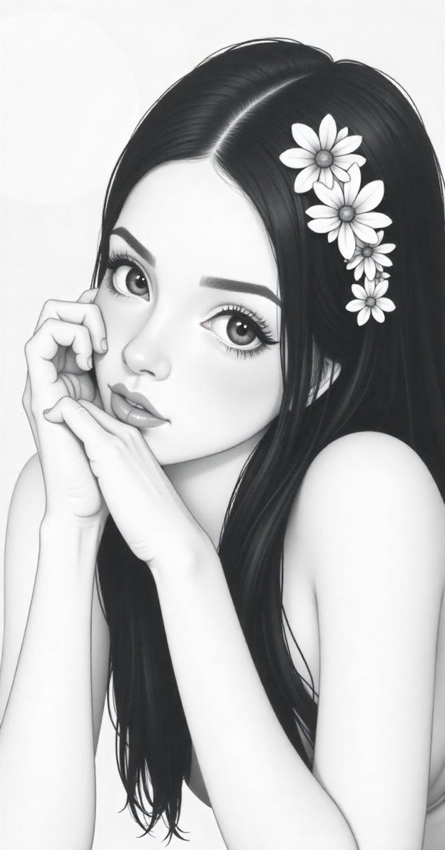 RayRearm's tweet photo. #lady #blackandwhite #digitalart https://t.co/ztC5STHlDs