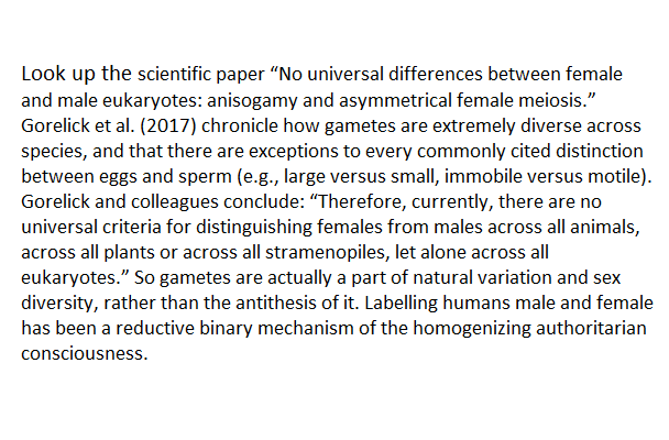 Sunchild1980's tweet photo. @BasqueWife @Kaida_B_ @smilecody2 @nw_serf @KGWNews “No universal differences between female and male eukaryotes: anisogamy and asymmetrical female meiosis.” - 
https://t.co/GrmPnVOVkI https://t.co/DhWm2oAzDP