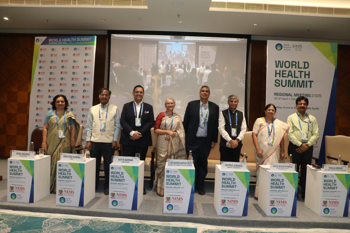 KCDH_A's tweet image. KCDH-A hosted a high-impact panel at @whsnewdelhi2025 on “Harmonising Traditional Knowledge, Modern Health Systems, and Drug Discovery.”
Discussing the question: Can India bridge Ayurveda and biomedicine to create integrative, evidence-based models for healthcare and innovation?