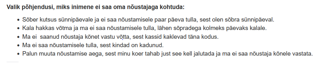 Miks "Puudus koolist haiguse tõttu" on Töötukassale OK, aga "kodustel põhjustel" ei lähe mitte ?