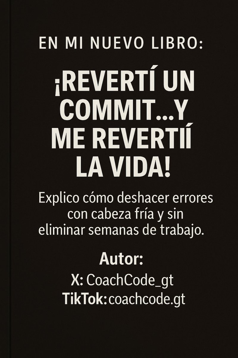 CoachCode_gt's tweet image. #Programadores #CodeHumor #DevLife #AprenderProgramación #DesarrolloDeSoftware #SoftwareEngineer #CodeCoach #EducaciónTech #FullStack #CoachCode