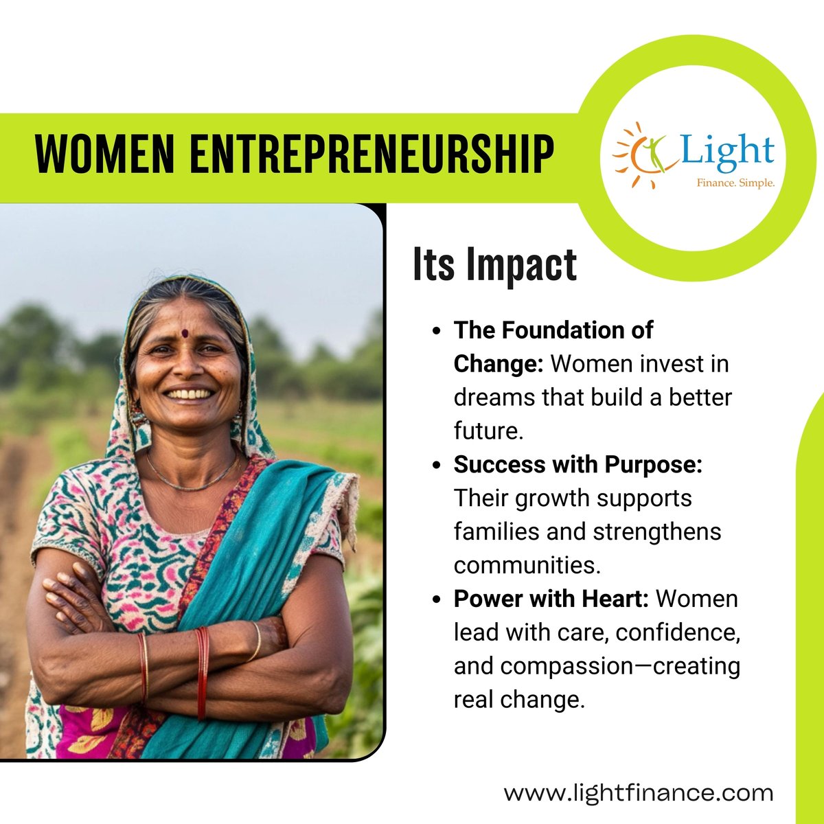 Light Finance (@lightmfin) on Twitter photo At <a href="/LightMFin/">Light Finance</a> , we believe in the power of women who invest not just in businesses—but in dreams. 💫
Their success uplifts families and their leadership, rooted in compassion, creates lasting impact. 💛
Let’s continue to support women who lead with purpose and heart! At <a href="/LightMFin/">Light Finance</a> , we believe in the power of women who invest not just in businesses—but in dreams. 💫
Their success uplifts families and their leadership, rooted in compassion, creates lasting impact. 💛
Let’s continue to support women who lead with purpose and heart!