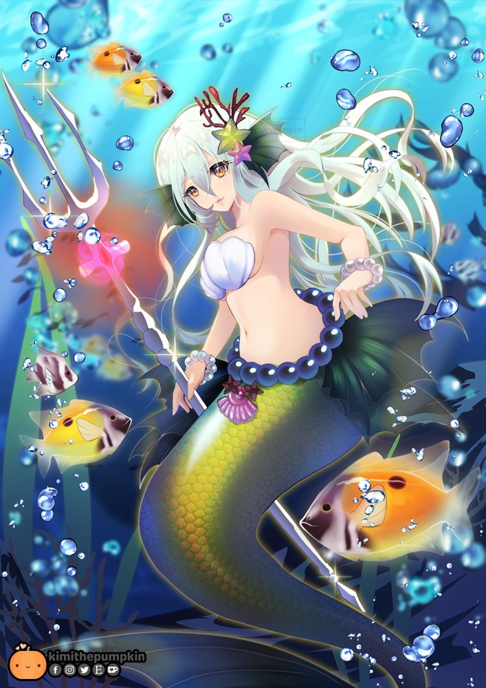 It's May that means I'm officially allowed to repost my mermaids again 😁 🐟🐠 #mermay