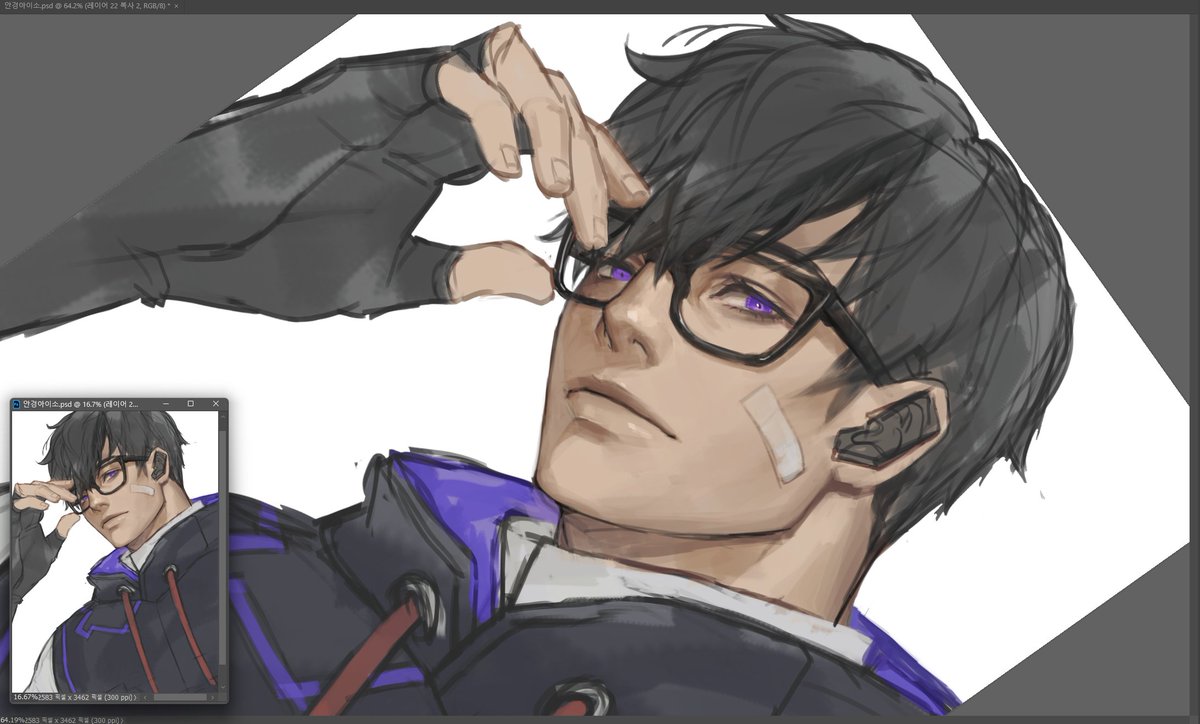 아이고 손목이 너무 아파서 오늘은 다 못그리겠다.