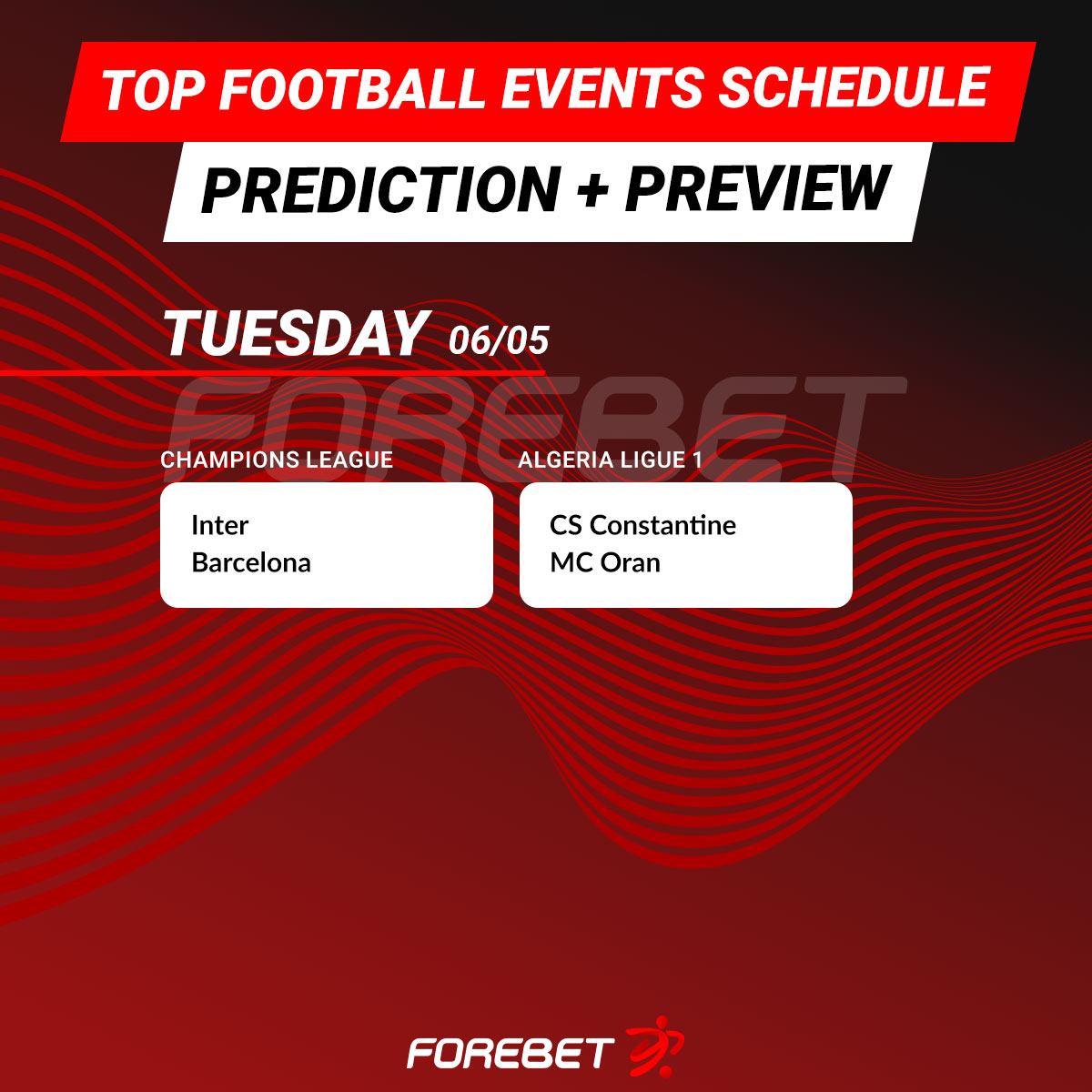 Forebet's tweet photo. What do you expect from the second leg of european competitions semi-finals? 🤔⚽
#forebet #topevents https://t.co/KdJnEHK5Gx