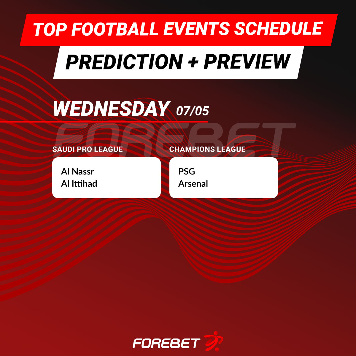 Forebet's tweet photo. What do you expect from the second leg of european competitions semi-finals? 🤔⚽
#forebet #topevents https://t.co/KdJnEHK5Gx