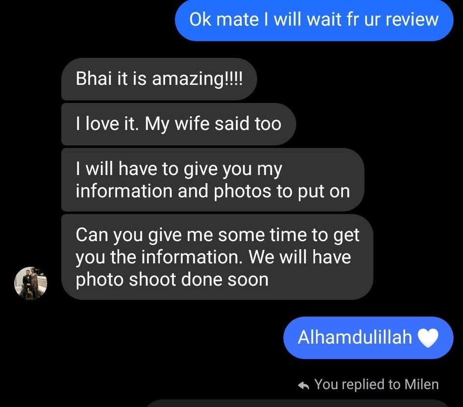 faithinsujood's tweet image. Client feedback, Alhamdulillah 🙂 
#website #needwebsite #needawebsite