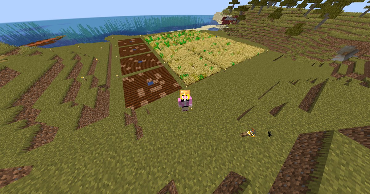 aine_mili's tweet photo. 5GLの為に裏作業中!
本当はニンジンとジャガイモが欲しい…一狩いこうぜ!
#5GL #Minecraft https://t.co/keWRpPQbE2