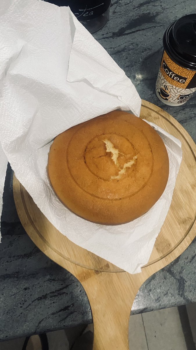 Today she brought me a whole milk sponge cake 🥹