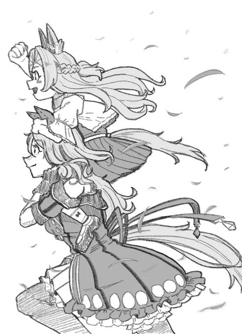 こどもの日に遊ぶ、王と姫
#ウマ娘 