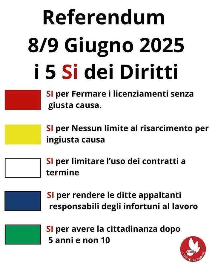 Questo dovremmo pubblicarlo tutti ogni giorno, qui e ovunque, fino all'8 giugno. Visto che al #GovernoMeloni e ai suoi megafoni interessa poco. 

#referendum2025