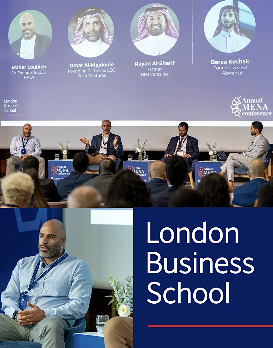 🌟 يسرّنا الإعلان عن مشاركة هلا في المؤتمر السنوي الثاني والعشرين لمنطقة الشرق الأوسط وشمال أفريقيا الذي تنظمه كلية لندن للأعمال، والذي يجمع قادة الأعمال والسياسيين، والمؤثرين الاجتماعيين لاستكشاف أحدث التوجهات والابتكارات التي تُشكّل مستقبل المنطقة.
وشارك ماهر لوبيه، الرئيس
