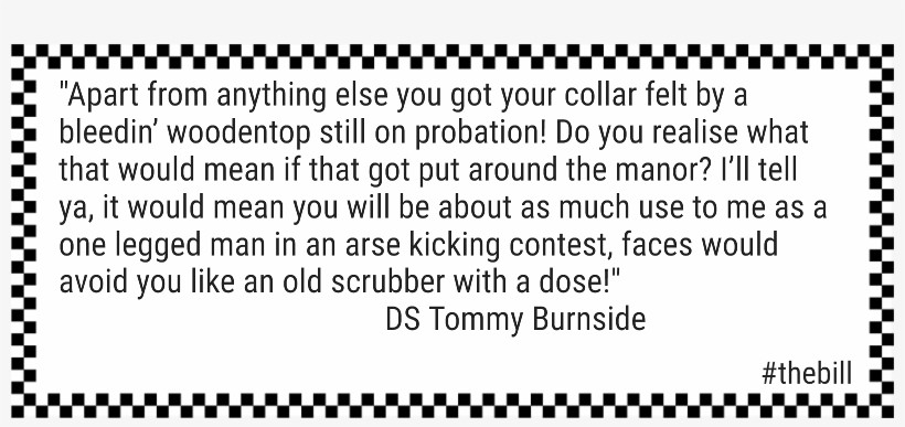 He may not have become Frank at this point, but Burnside still had a wonderful way with words, as today's #thebillquote highlights.  We hope this helps you start your week off with a smile! #thebill