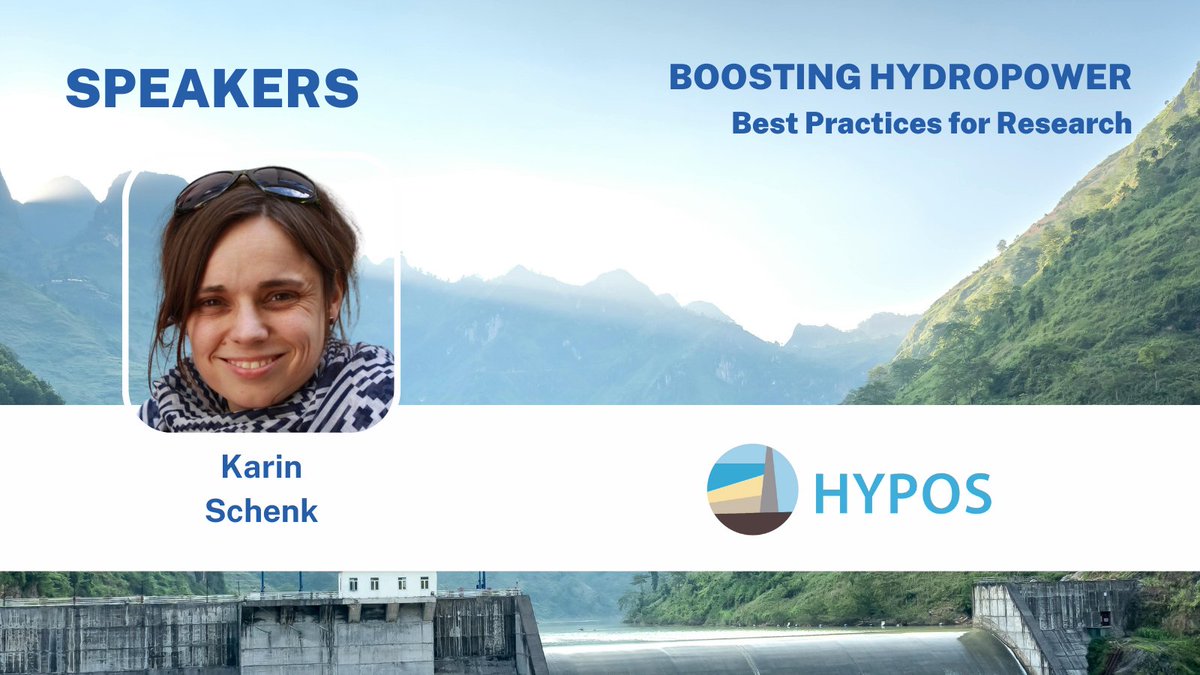 Our fifth speaker for the webinar is Karin Schenk, Head of Water Quality at EOMAP 🌍

She’ll present #HYPOS project, showcasing a Decision Support Tool for smarter sediment management and reservoir monitoring🛰️💧

#hydropower #ETIPHYDROPOWER #HYDRO4U #ALPHEUS #HYPOS