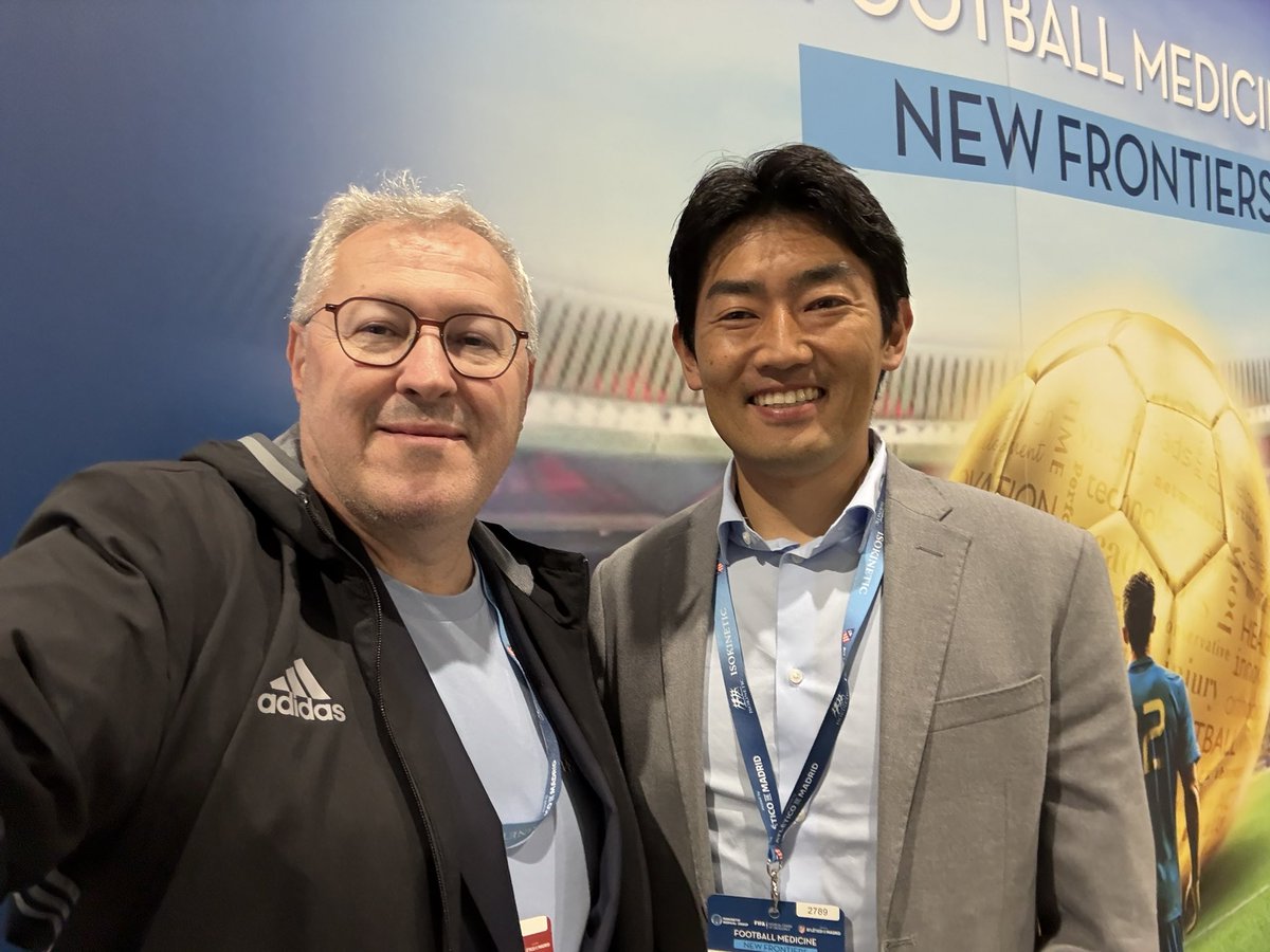 SportfisioSwiss's tweet image. #IsoK25 ⚽️ @footballmed 🌎🌍🌏friends 3 😉 🏟️🥶 but conference 🔥 #isokineticfamily