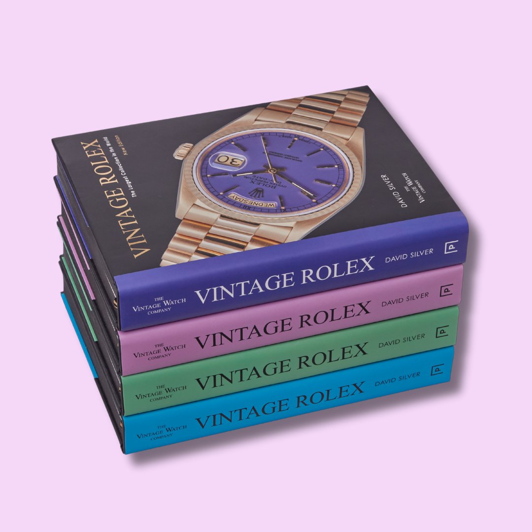 Now with a beautiful new purple cover PLUS three other gorgeous limited editions in mint, blue, and lilac; the new edition of Vintage Rolex is out tomorrow, Tuesday 6th May!

Discover more: amzn.to/4d0XdRi
