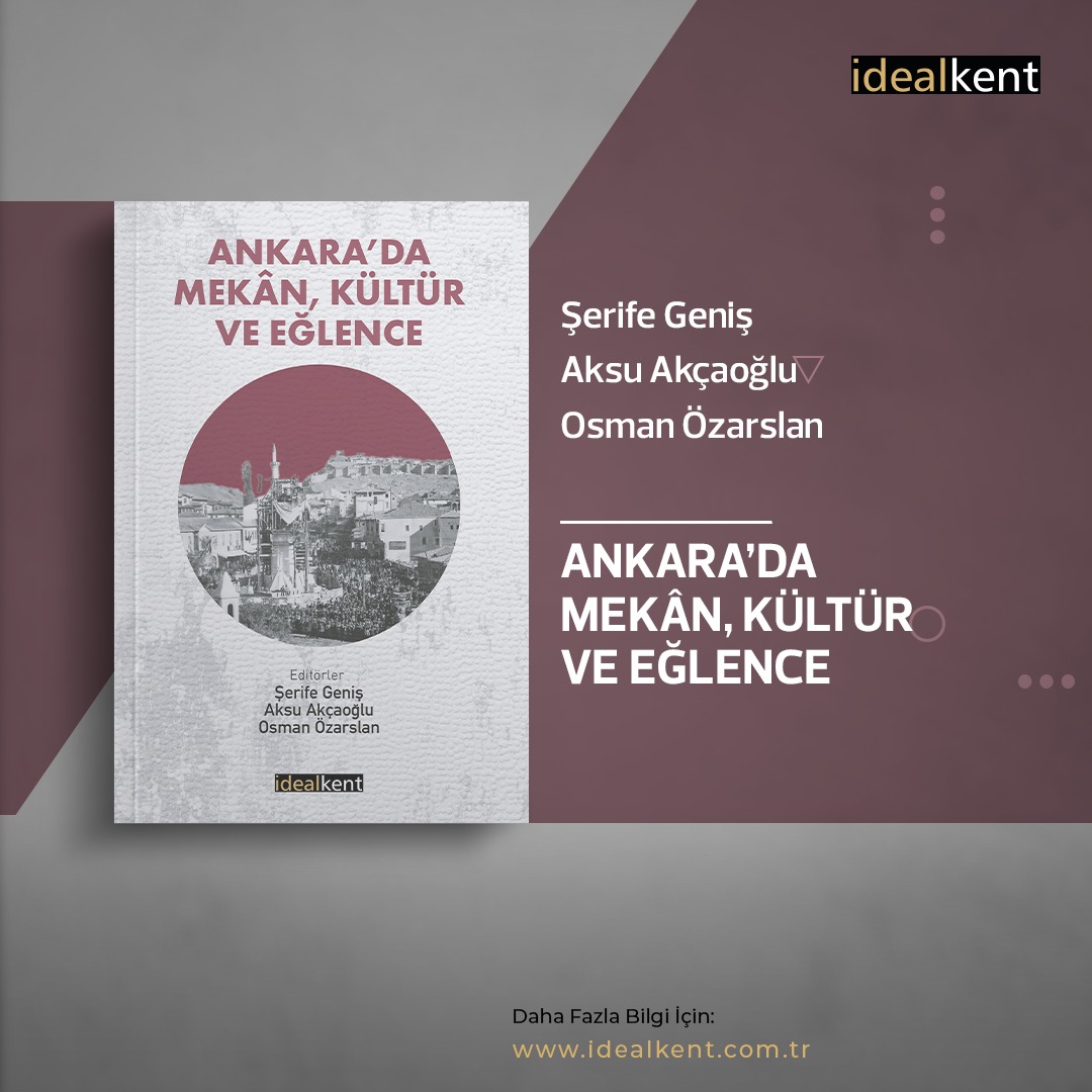 Ankara 101 olarak başlayan çalışmamız pek çok badirelerin sonunda, "Ankara'da Mekan Kültür ve Eğlence" başlığıyla yayınlandı. 
Kıymetli hocalarım Şerife Geniş ve Aksu Akçaoğlu'nun emeklerine sağlık. 
<a href="/baskentsosy/">Başkent Üniversitesi Sosyoloji Bölümü</a> <a href="/GenisSerife/">Şerife Geniş</a>