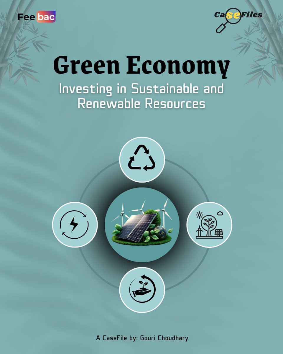 feebac_media's tweet image. 🌿💰New CaseFile Drop | The Rise of the Green Economy🌎⚡
From carbon footprints to clean profits — sustainability is reshaping global business.
🔹What is a green economy?
🔹Renewables powering change
🔹Waste-to-wealth models
🔹Green investments on the rise
#FeebacCaseFile
(1/2)