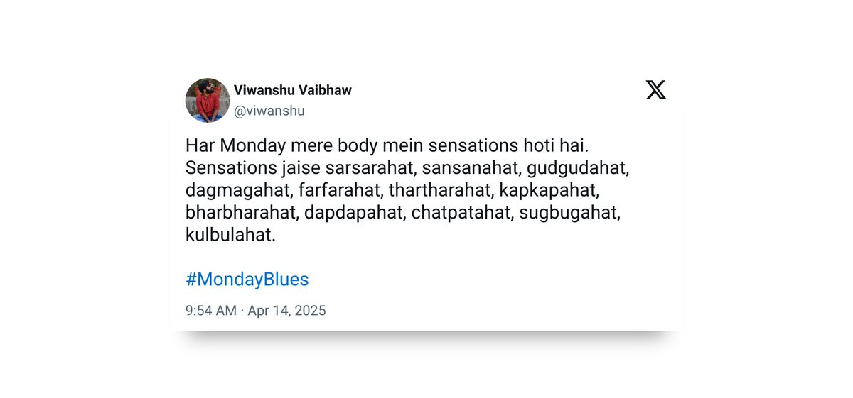 Bloody khooni Monday kyun aaya khoon choosne 😤

#MondayBlues #Corporatememes #Corporatemajdoor