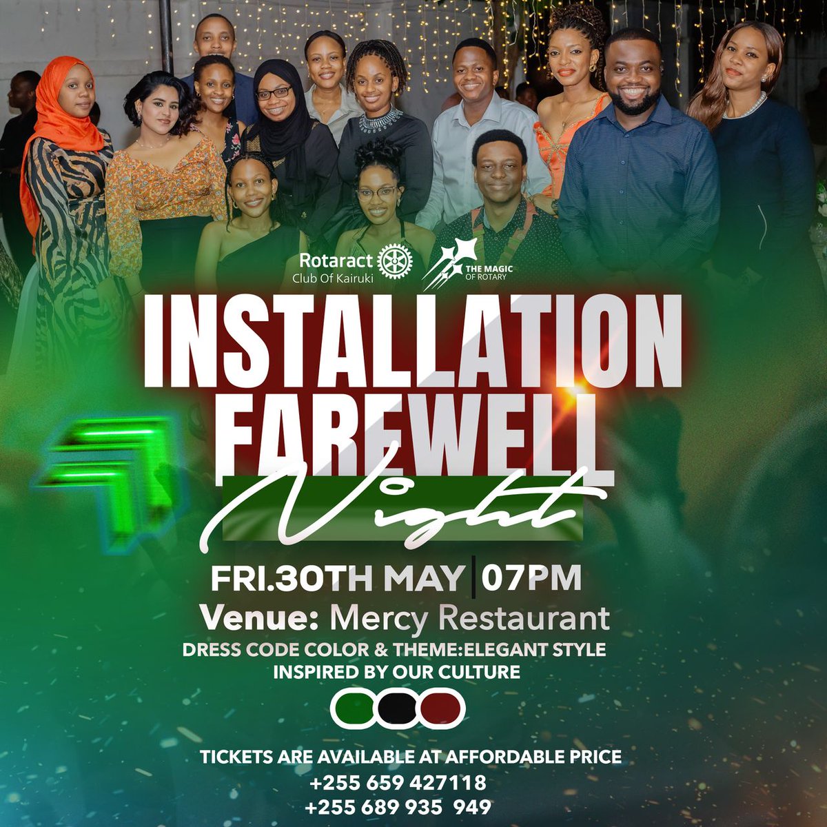 Welcome to our installation event at mercy restaurant on the 30th of May where we acknowledge the upcoming leadership team 🎉🎉🎉