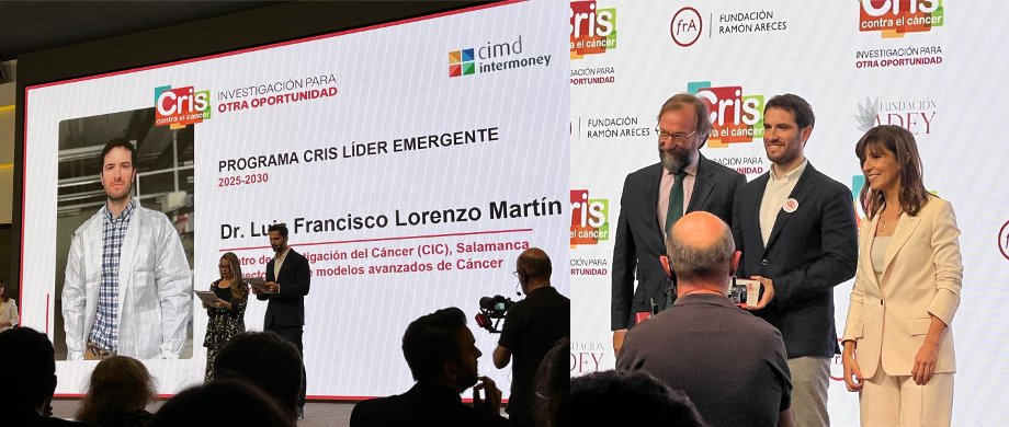 Centro de Investigación del Cáncer/CSIC-USAL-FICUS (@ciccancer) on Twitter photo Damos la bienvenida a <a href="/LFranciscoLM/">L. Francisco Lorenzo Martín</a> que se incorpora al <a href="/ciccancer/">Centro de Investigación del Cáncer/CSIC-USAL-FICUS</a>
Compartimos información sobre el proyecto de investigación, financiado por <a href="/criscancer/">CRIS contra el cáncer</a> , que desarrollará en nuestro centro.
cicancer.org/press-room/cic… Damos la bienvenida a <a href="/LFranciscoLM/">L. Francisco Lorenzo Martín</a> que se incorpora al <a href="/ciccancer/">Centro de Investigación del Cáncer/CSIC-USAL-FICUS</a>
Compartimos información sobre el proyecto de investigación, financiado por <a href="/criscancer/">CRIS contra el cáncer</a> , que desarrollará en nuestro centro.
cicancer.org/press-room/cic…