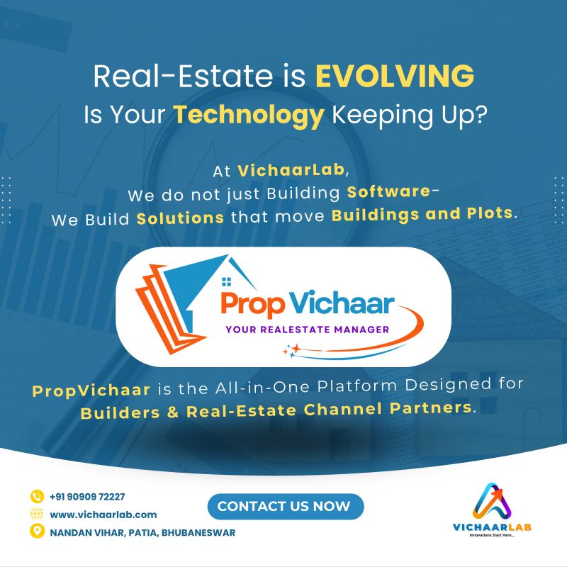 vichaarlab's tweet photo. 🏗️ Real estate is evolving — is your tech?

PropVichaar by @vichaarlab  helps you manage leads, payments &amp; site ops — all in one place.

💡 Built for builders. Ready to scale.
#PropVichaar #RealEstateTech #VichaarLab https://t.co/t9ef0VLtxW
