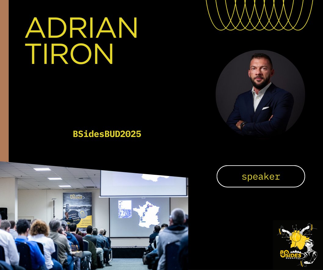 BSidesBUD 🇭🇺 (@bsidesbud) on Twitter photo Speaker Spotlight: <a href="/Adrian__T/">Lord Steak</a> a.k.a Lord Steak!
Co-Founder <a href="/Fortbridge/">FORTBRIDGE</a>, 20+ yrs in infosec, red teaming boss & vuln hunter.🔥 Talk: Vesta Admin Takeover – Exploiting reduced seed entropy in $RANDOM. Catch him <a href="/SecurityBSides/">Security BSides</a> in Budapest! bsidesbud.com #BSidesBUD2025 Speaker Spotlight: <a href="/Adrian__T/">Lord Steak</a> a.k.a Lord Steak!
Co-Founder <a href="/Fortbridge/">FORTBRIDGE</a>, 20+ yrs in infosec, red teaming boss & vuln hunter.🔥 Talk: Vesta Admin Takeover – Exploiting reduced seed entropy in $RANDOM. Catch him <a href="/SecurityBSides/">Security BSides</a> in Budapest! bsidesbud.com #BSidesBUD2025