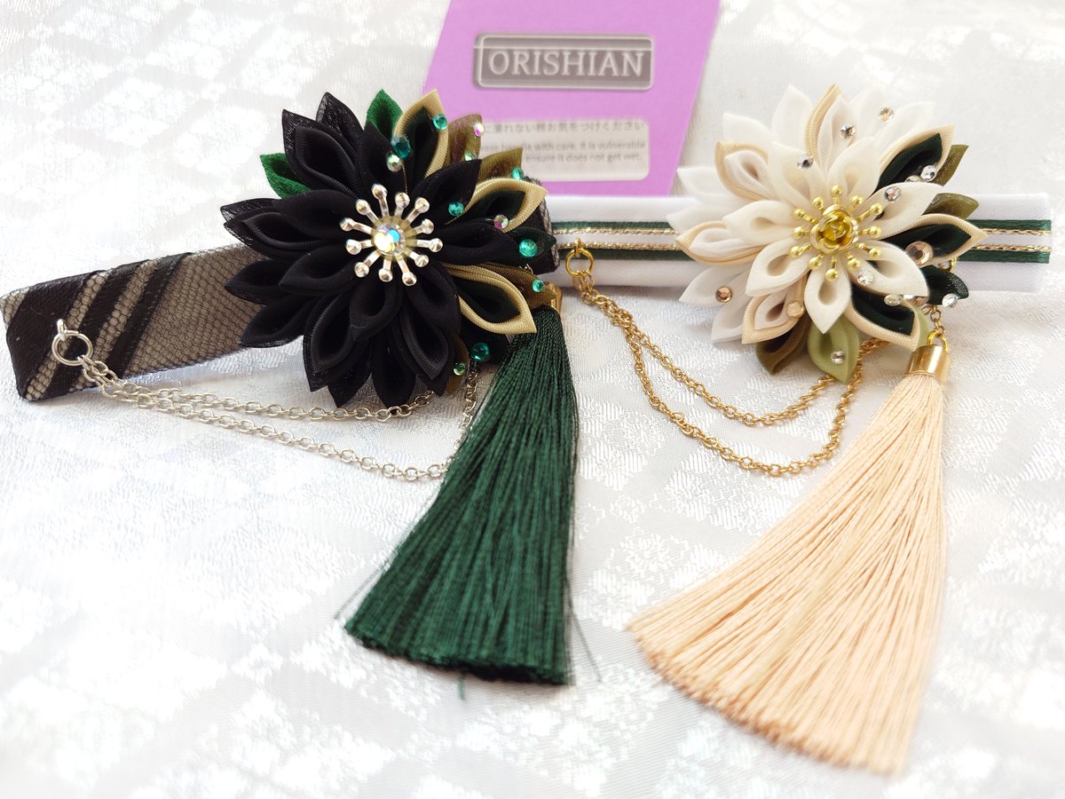 クリップの所がインナーイメージなのがとても良きかと💖（リクエストの際のイメージ擦り合わせの際テンション最高潮になった✨😇✨）
織紫庵様の手で双璧顕現してくださったの本当に感謝でしかありません！！2振共大切にさせて頂きます！！！