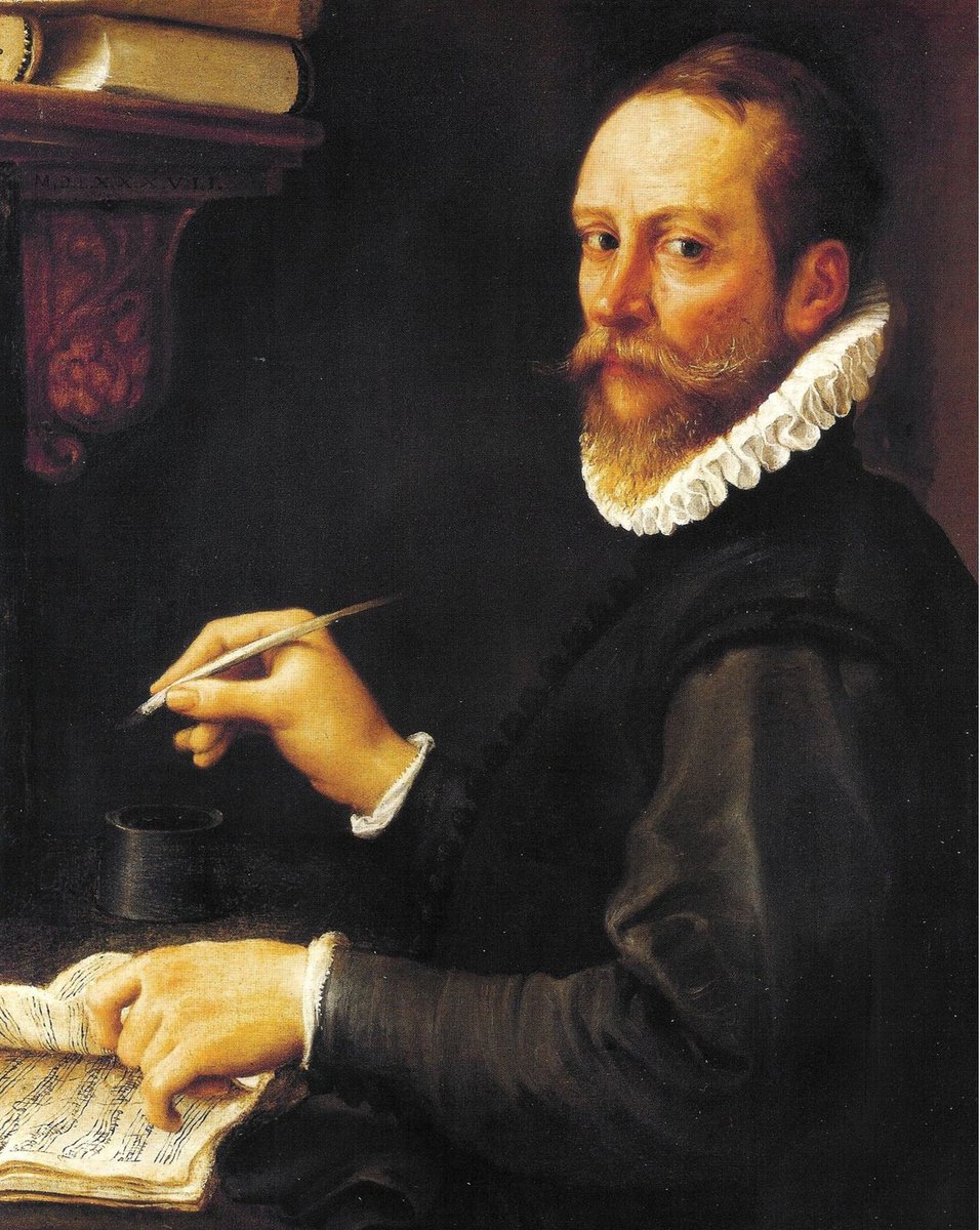 nikolausmella's tweet photo. Today marks the 421st anniversary of the death of the Italian #organist & #renaissance composer, Claudio #Merulo. :-) 🌼 🧭 † #Parma 🇮🇹 #Italia #EarlyMusic
Presunto ritratto di Claudio Merulo by Annibale Carracci (1560–1609), Museo nazionale di Capodimonte. https://t.co/tuHGjODfKC