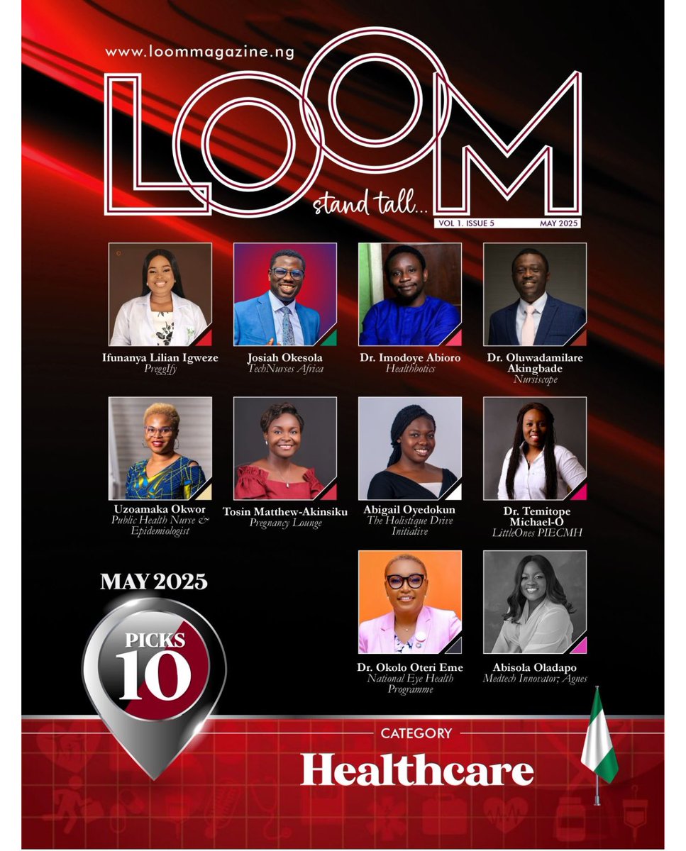 Nursiscope Inc. (@nursiscope) on Twitter photo Glad to see our CEO/Founder, Dr Oluwadamilare Akingbade <a href="/Callednurse/">The Nurse Researcher</a> recognized as part of #LOOMPicks10 for May 2025.
This reflects his commitment to transforming healthcare.
Congratulations, Dr Akingbade and cheers to more recognitions and impact๐ฅ Glad to see our CEO/Founder, Dr Oluwadamilare Akingbade <a href="/Callednurse/">The Nurse Researcher</a> recognized as part of #LOOMPicks10 for May 2025.
This reflects his commitment to transforming healthcare.
Congratulations, Dr Akingbade and cheers to more recognitions and impact๐ฅ
