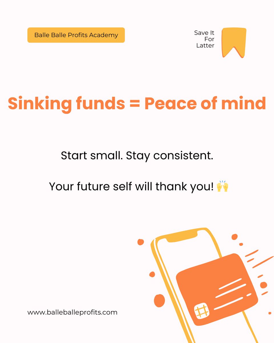 BalleProfits's tweet image. You have a plan for your investments… but do you have a plan for life’s surprises?” 👀💰

#SinkingFund #InvestSmart #MoneyMatters