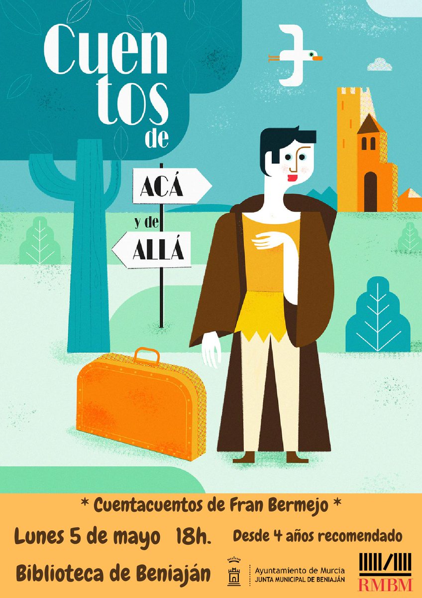 RMBM17's tweet photo. 📚Hoy lunes 5 de mayo en las bibliotecas RMBM:
📙Visita escolar en La Alberca
📕#ClubLF en Espinardo
📗Club "Invisible" en San Basilio
📘Club de lectura en Puente Tocinos
📸Exposición "Murcia 1200" en Espinardo
📖Cuentacuentos en Beniaján
🔗https://t.co/lTJ3gRgcHd
@AytoMurcia https://t.co/4jv9rImsWL