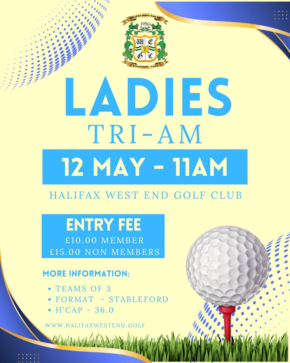 Still time to get your names down for the Ladies Tri-Am on Monday 12th May.