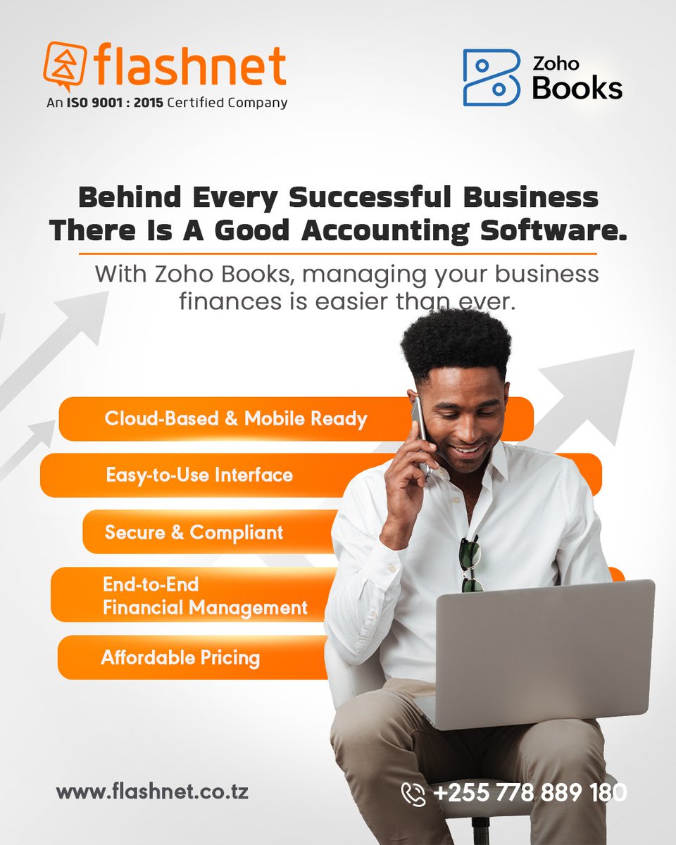 flashnet_tz's tweet image. Still juggling spreadsheets and receipts? That’s business chaos waiting to happen! 
Smart businesses run on smart accounting software—and that’s where Zoho Books comes in

For more details, visit our website:
🌐flashnet.co.tz/partners/zoho/
#Flashnet #ZohoBooks #AccountingSoftware