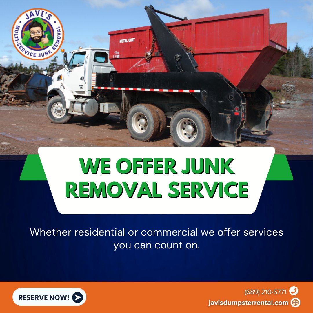 javisdumpsters's tweet image. Whether residential or commercial, we offer junk removal services you can count on.
 
📍 Reserve a dumpster today: javisdumpsterrental.com

#OrlandoCleanup #DumpsterSolutions #JavisMultiService