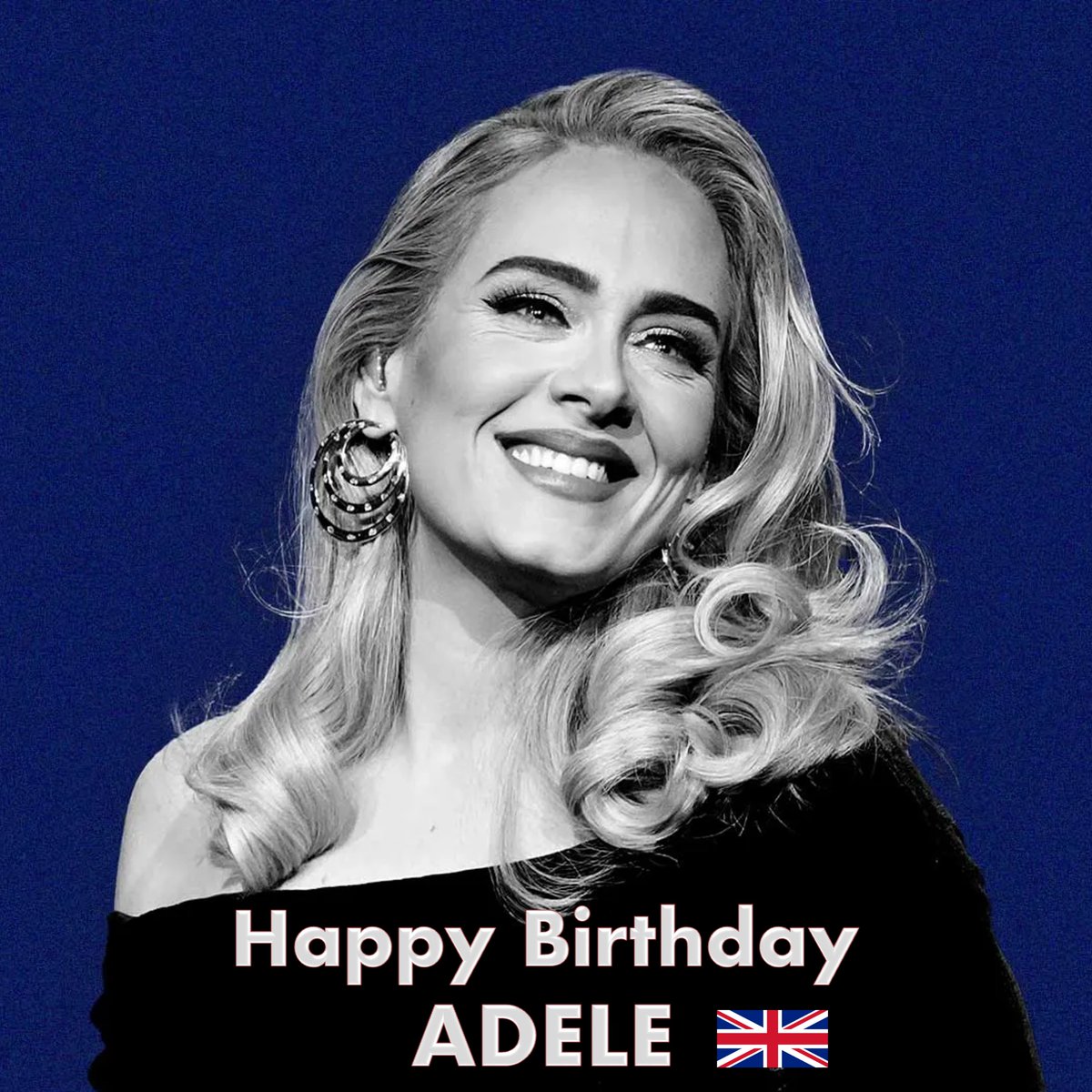 Happy 37th birthday to the gorgeous, mega talented, chart-topping, record-breaking, history-making, top-selling Singer, Songwriter, Global Icon &amp; living Legend, the One &amp; Only Adele! 👏🎂🎉🌟🐐👑❤️
#Adele is especially famous for her mezzo-soprano vocals and for having one of the